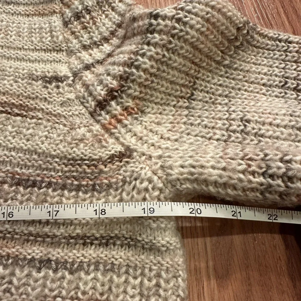 Madewell Space-Dyed Canton Sweater Sz‎ Medium. Balloon Sleeve. Boho Wool Blend